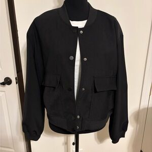 Black Women's Bomber Jacket